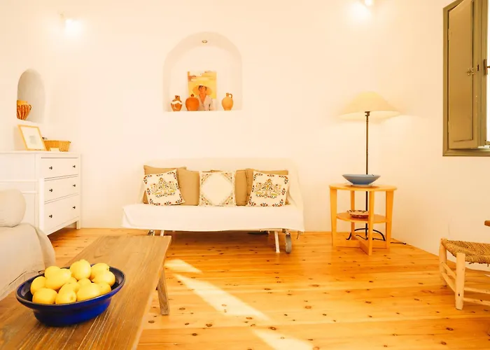 아파트 Pano Meria Cave House Two In 이아